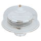 Al Saif Gallery porcelain cake serving set, bird pattern - white product image 1