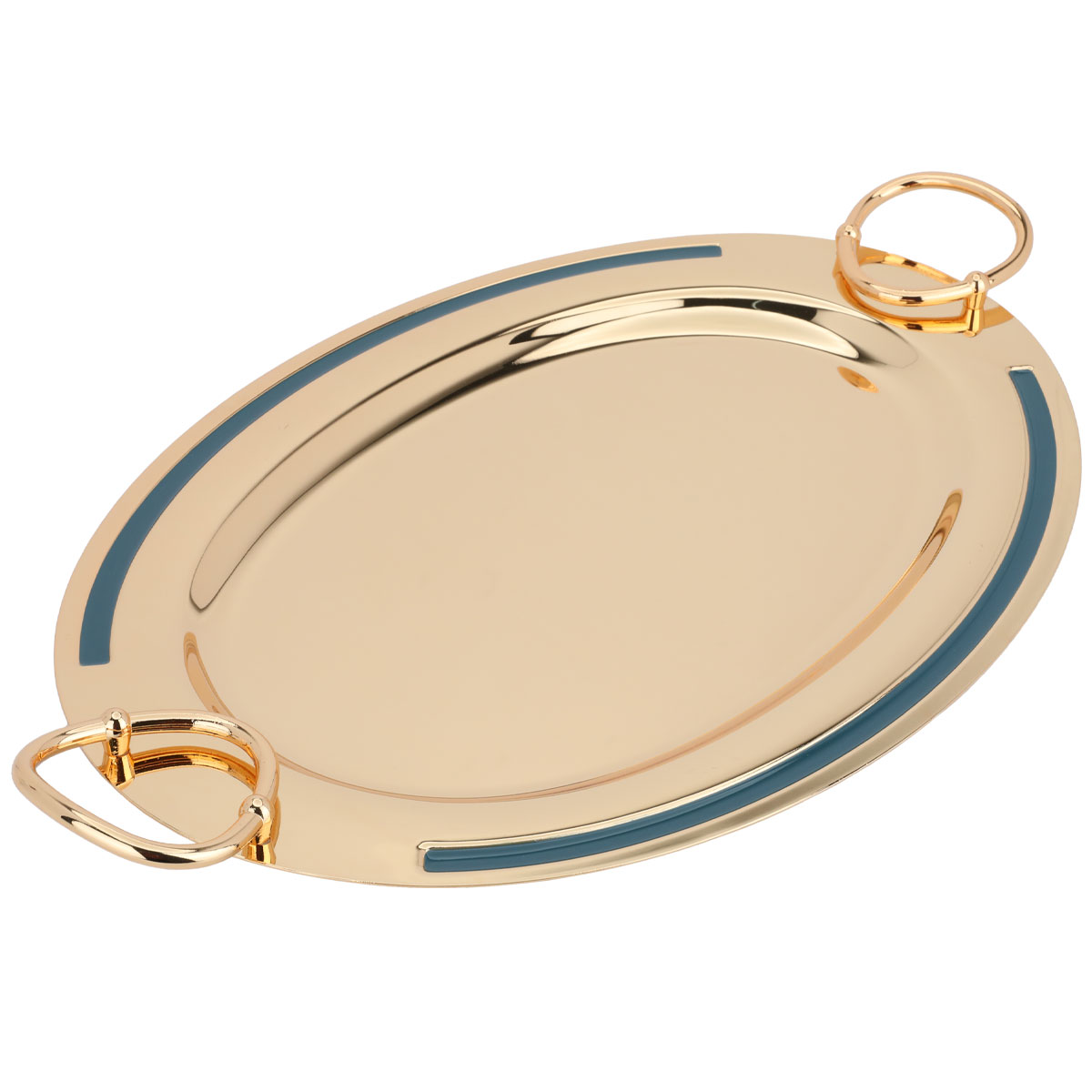 Alsaif gallery Tofaria Steel , 48x34x2 cm - Gold product image