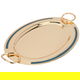 Alsaif gallery Tofaria Steel , 48x34x2 cm - Gold product image 1
