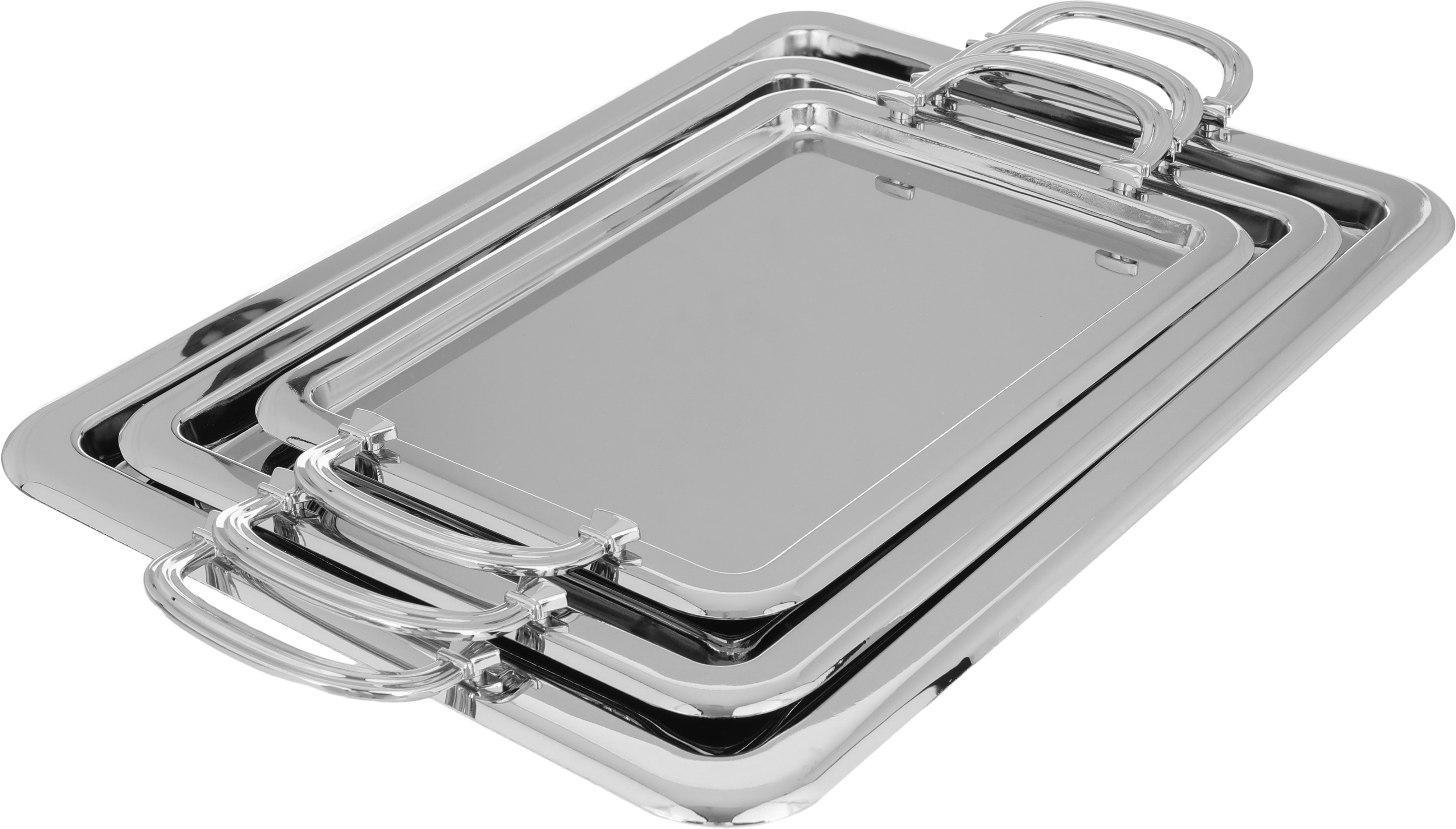 طقم طوفريات استيل، 3 قطع - فضي product image 1