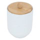 Al Saif Gallery porcelain storage box, wooden lid - white product image 2