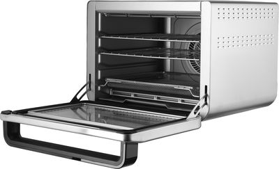 فرن كهربائي شارك نينجا، 16 لتر، 2000/2400 واط، 10 برامج، DT200ME - فضي اسود product image 4