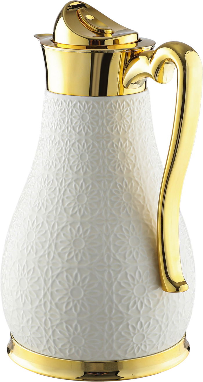 Al Saif Gallery porcelain tea and coffee serving set, decorated with gold, 52 pieces - beige product image 6