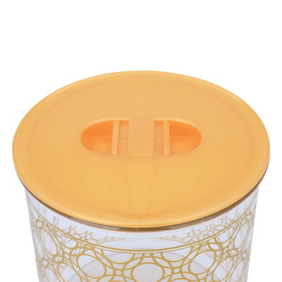 علبة بلاستيك السيف غاليري، 3250مل، دائري - ذهبي product image 3
