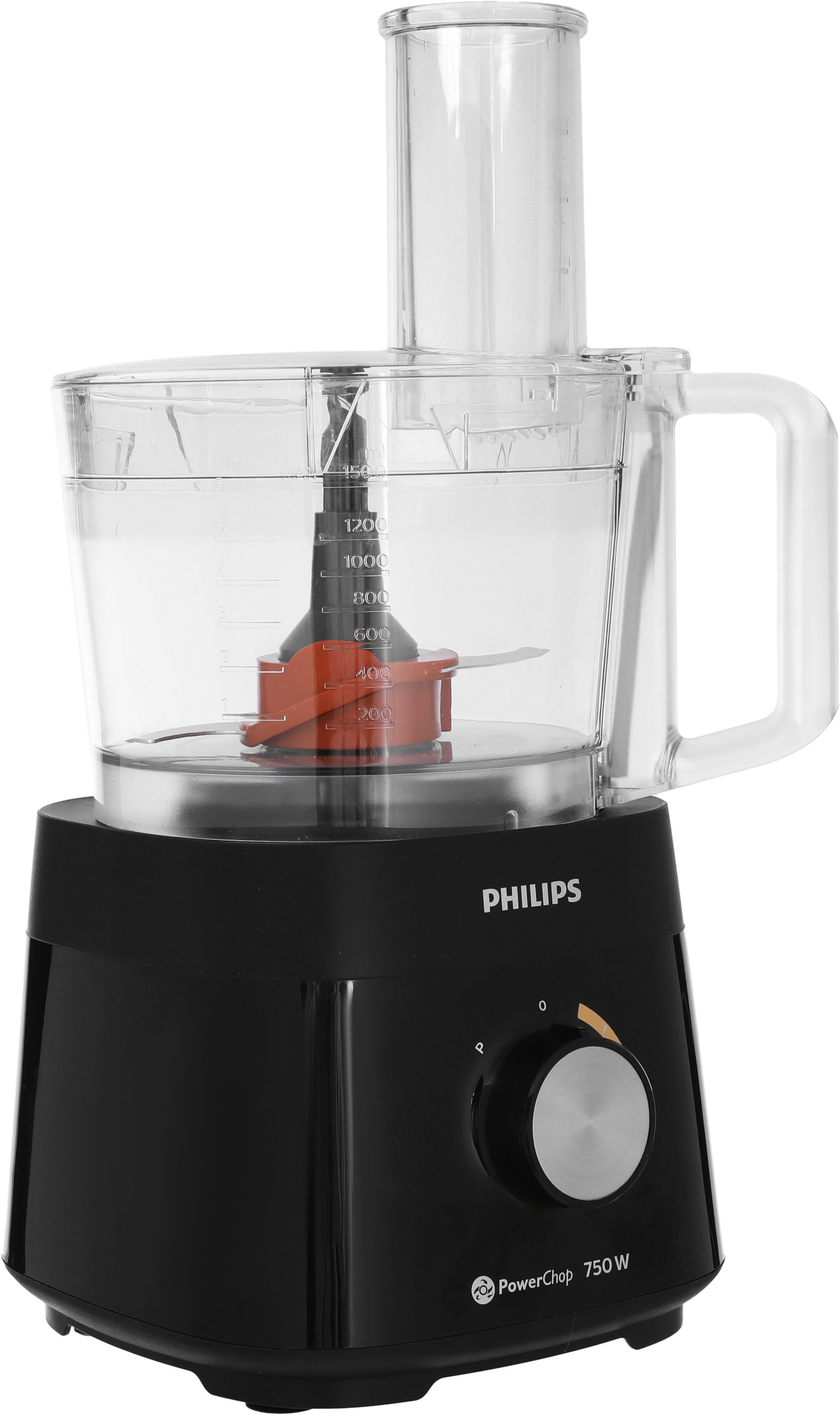 Philips Food Processor, 750 Watt, 1.5 Liter, 2 Speeds, 4 Functions, 6 Pieces - Black product image 6