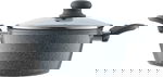 Rocky Granite Cookware Set with Glass Lid, 9 Pieces - Grey product image 2
