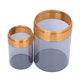 طقم علب زجاج السيف غاليري، 8 قطع، ستاند أسود - شفاف product image 5