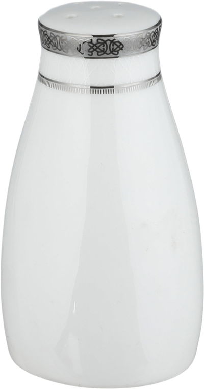 طقم تقديم سفرة بورسلان السيف غاليري، 86 قطعة - أبيض فضي product image 4