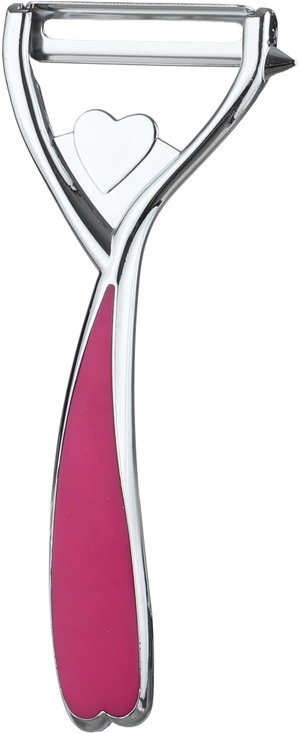Al Saif Gallery Steel Vegetable Peeler, 15 x 6 cm - Pink Silver product image 2