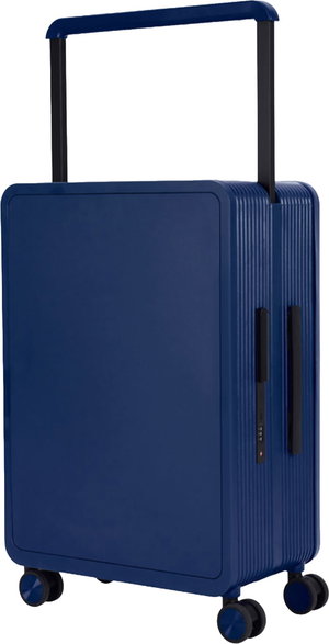 طقم شنط سفر بولي كربون ليمرا، 24 بوصة، 4 عجلات، زاويه 360 درجة، LV-2021-BLUE-24 - أزرق داكن product image