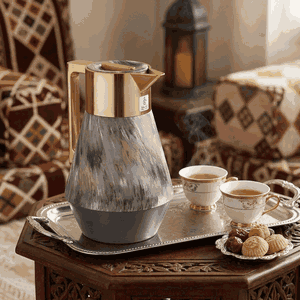 Everest Lydia Thermos, 1 liter, thermal glass inner shell, plastic outer shell - colored product image 2