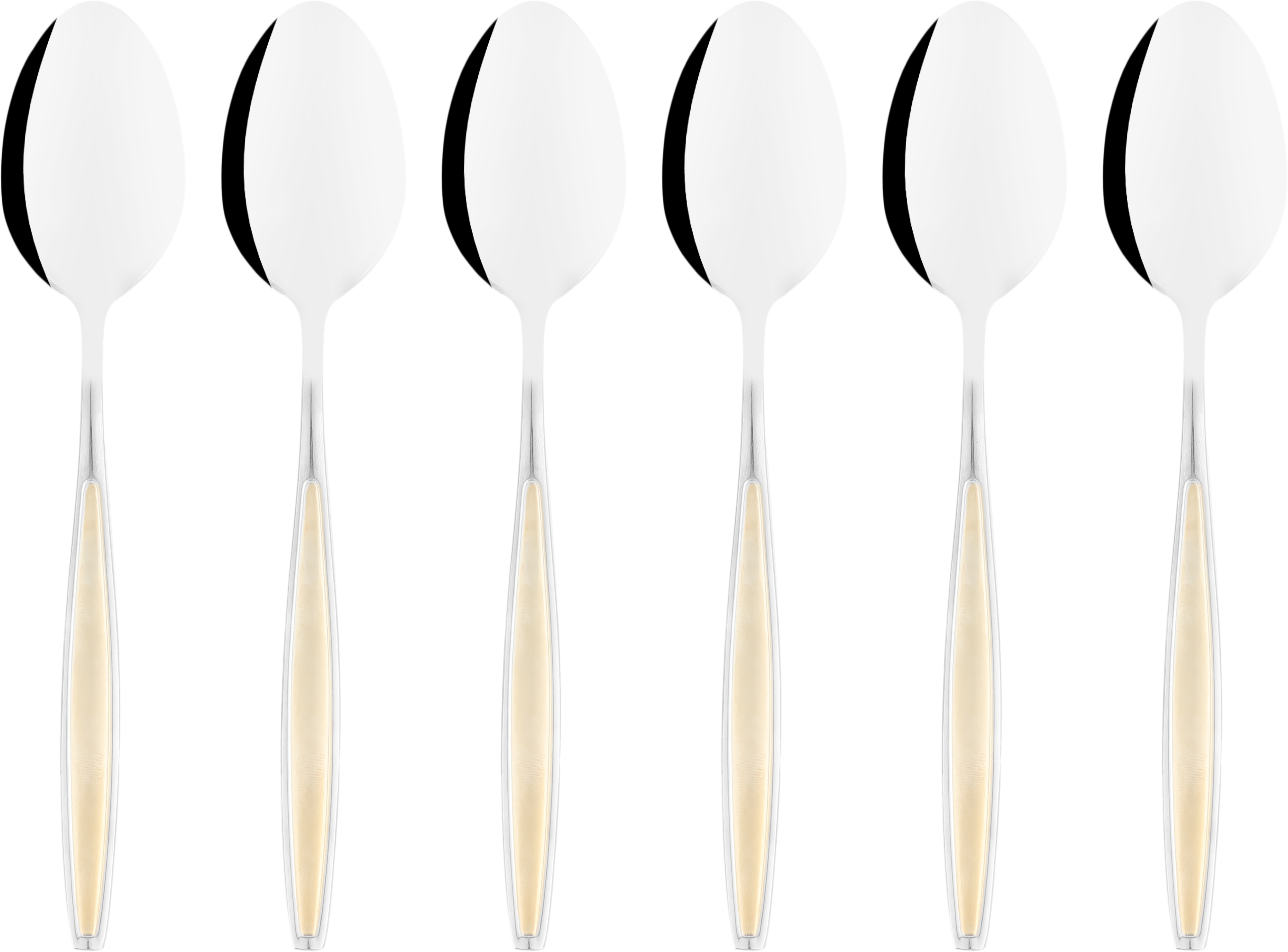 طقم ملاعق شاي أستيل السيف غاليري، 6 قطع - فضي product image