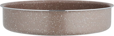 Rocky Granite Baking Tray, 32cm, Round - Brown product image 2