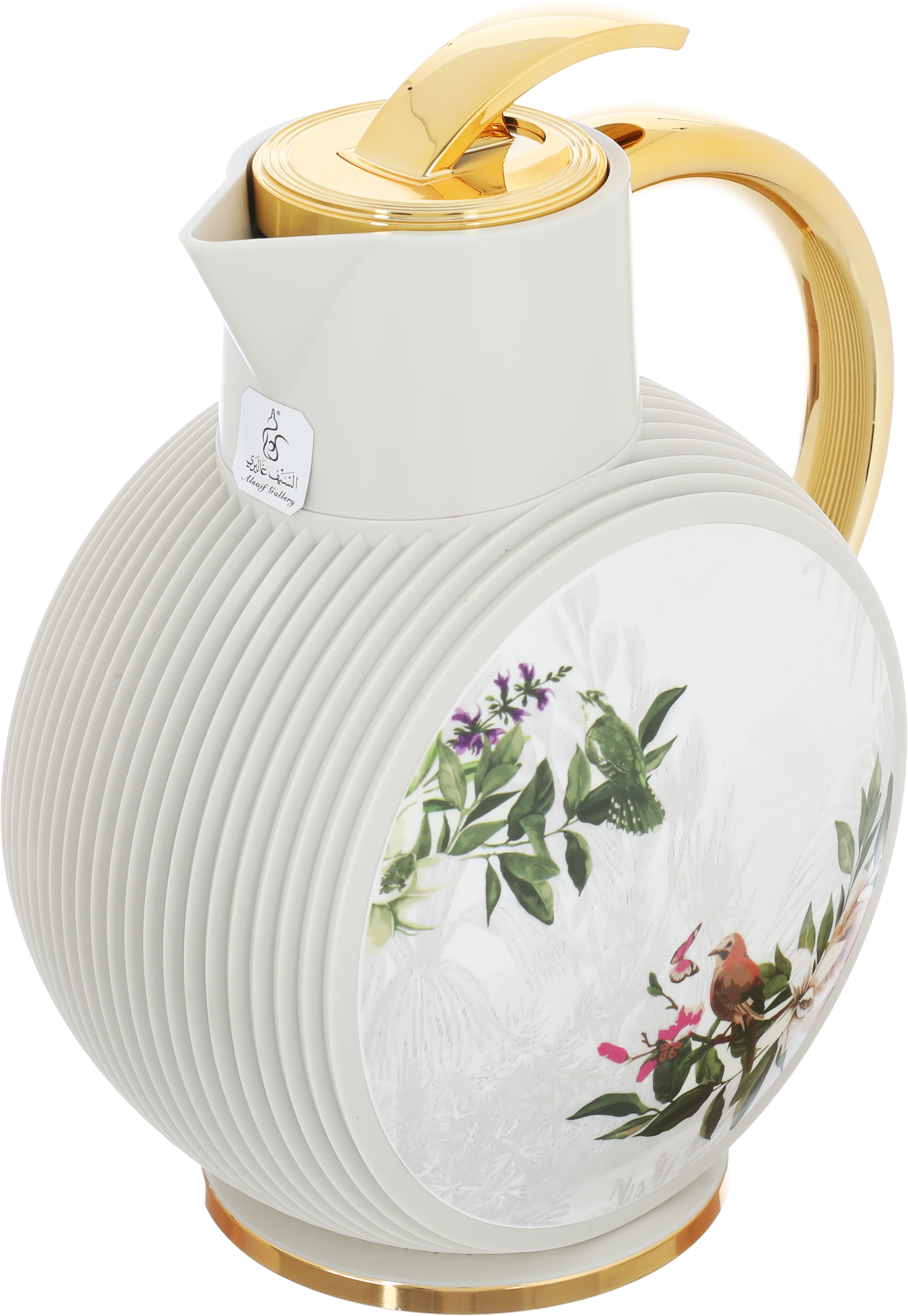 Glory Al-Jawhara Thermos, 900 ml, glass inner container, plastic outer shell - beige product image 4