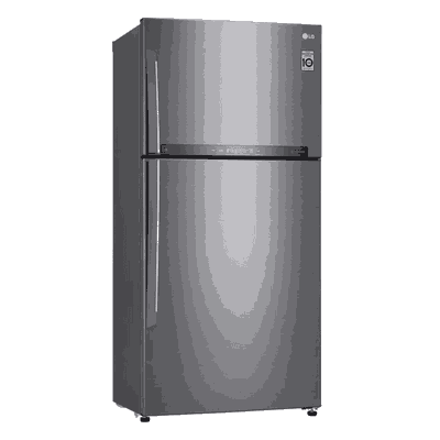 ثلاجة نوفروست ال جي، 507 لتر، 17.9 قدم، فريز علوي، انفرتر، LT19HBHSIN - رمادي غامق product image 2