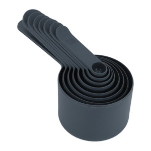 طقم ملاعق بلاسيتك السيف غاليري، 8 مقاسات - أسود product image 2