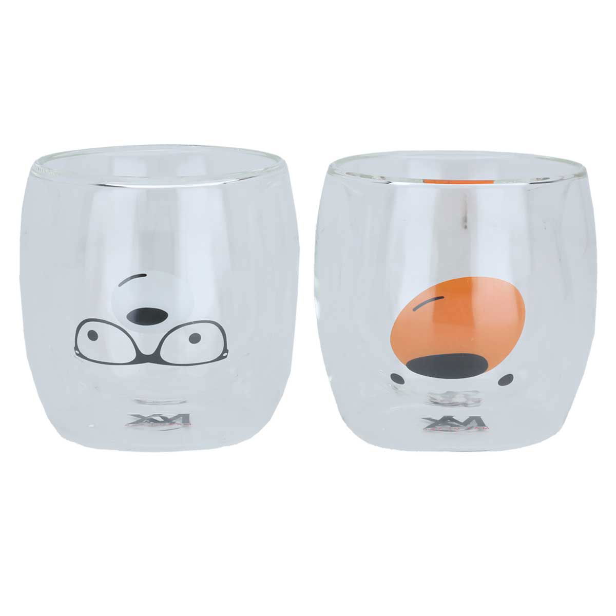 Al Saif Gallery glass cups set, two pieces - white product image