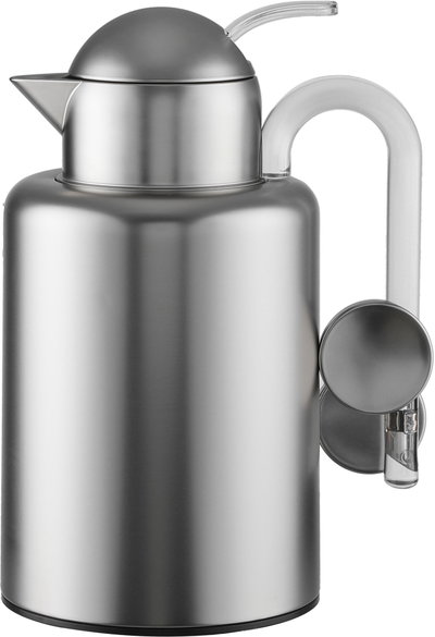 AlAl Saif Gallery Ikram Thermos Set, 1/1.5 Liter, Glass Inner Material, Transparent Handle - Silver product image 3