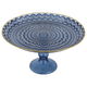 ستاند تقديم حلا زجاج السيف غاليري، 28×28×15 سم - ازرق product image 1