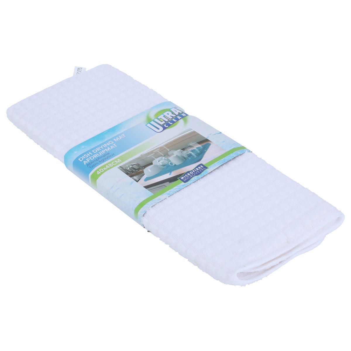 Al Saif Gallery Cloth dish drying mat, 40x48 cm - white product image 2