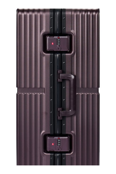 طقم شنط سفر بولي كربونات ليمرا، 2 مقاس، 4 عجلات، LMA-1916 - بني product image 7