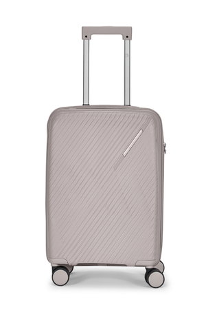 طقم شنط سفر بولي بروبيلين ليمرا، 3 مقاسات، 4 عجلات، بزاوية 360 درجة، LMA-PP519 - بيج product image 2