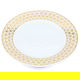Al Saif Gallery porcelain serving stand, circular - golden white product image 2