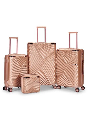 LIMRA Luggage Set, 4 Wheels, 6 Bags, Zipper Closure, 360° Rotating, WM-152 - Gold product image 2
