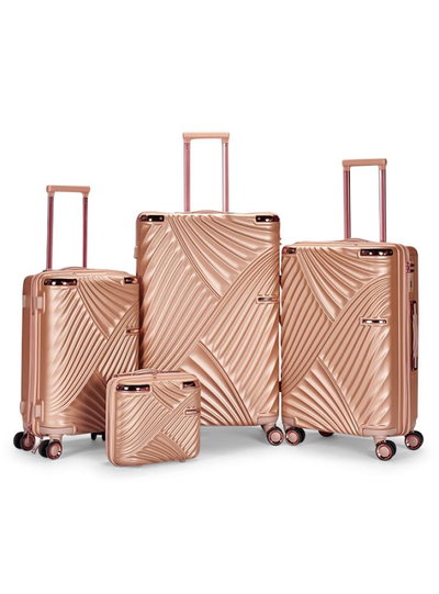LIMRA Luggage Set, 4 Wheels, 6 Bags, Zipper Closure, 360° Rotating, WM-152 - Gold product image 2