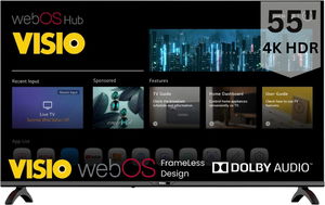 تلفزيون سمارت بدون اطار فيسيو، 55 بوصة، 4K LED، رسيفر داخلي، ريموت ماجيك، نظام Web OS، 55VSSU3webOS - اسود product image