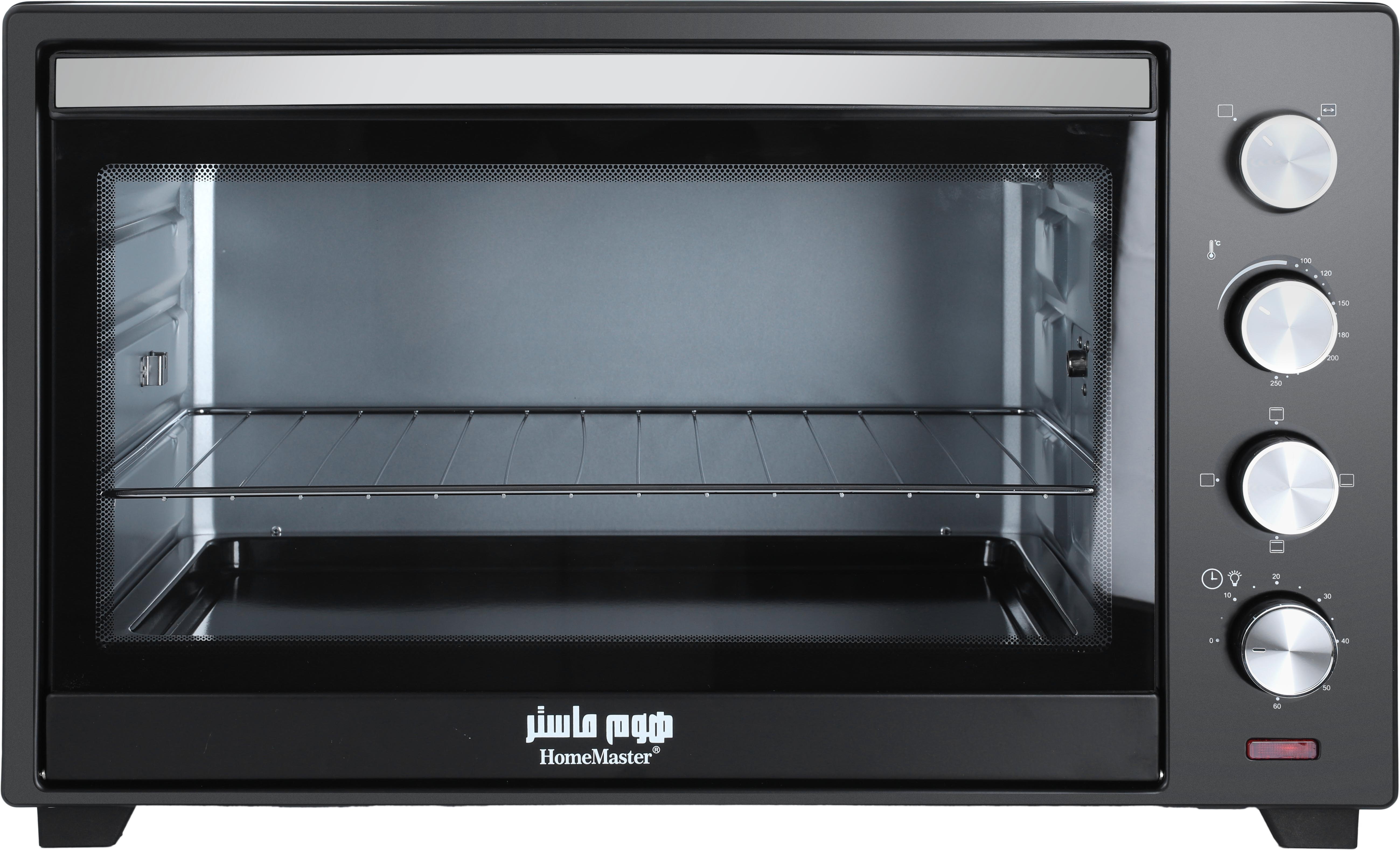 فرن مع شواية هوم ماستر، 80 لتر، 2800 واط - اسود product image 1