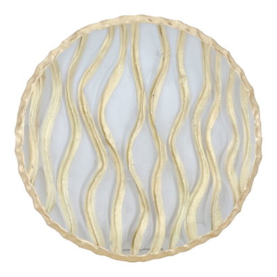 صحن حلا زجاج السيف غاليري، 21×21×2.5 سم - شفاف product image 1
