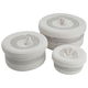 Al Saif Gallery Cotton Baskets, 26 x 17 x 19 cm, Round with Cover, 3 Pieces - Beige product image 1