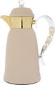 Al Saif Gallery Qamar thermos set, 1 liter, thermal glass inner container, steel outer shell - beige product image 6