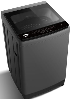 Kion 340-LN-KWM100/2039JW, Automatic Top Load Washing Machine, 10kg, 8 Programs – Dark Gray product image