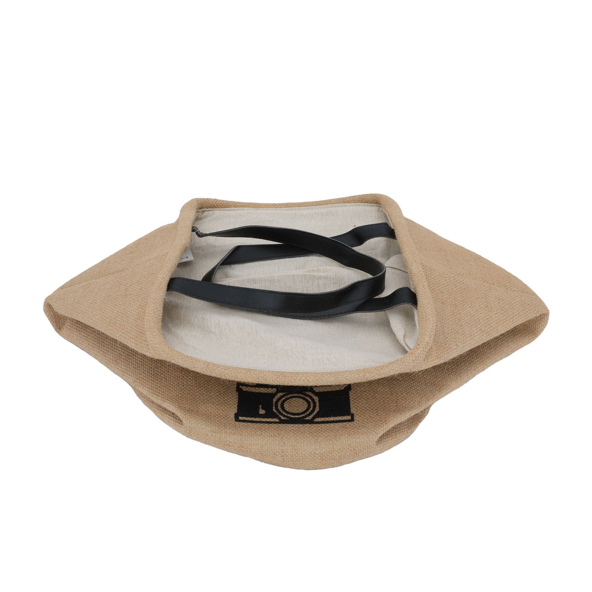 سلة ملابس قماش، 35x35x40 سم - بيج product image 1