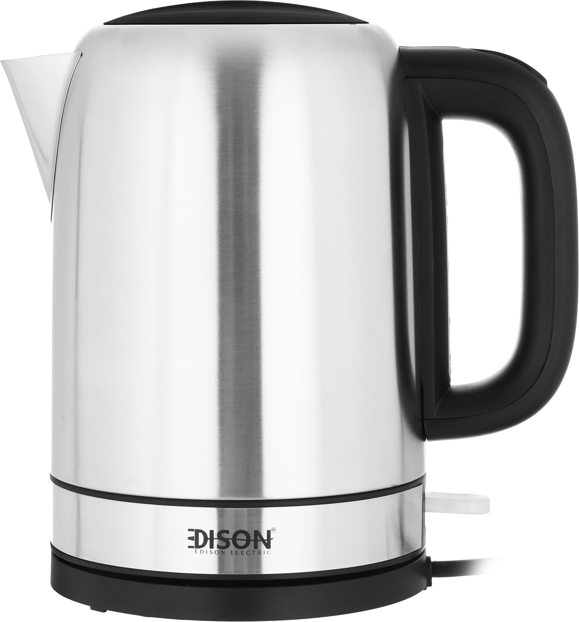 غلاية كهربائية استيل إديسون، 2200 واط، 1.7 لتر، WK606S - أسود فضي product image