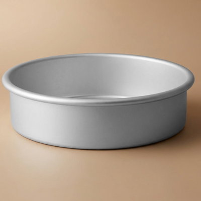 صينية كيك ألمونيوم بيك شيف، دائرية، 9×2 انش - فضي product image 1
