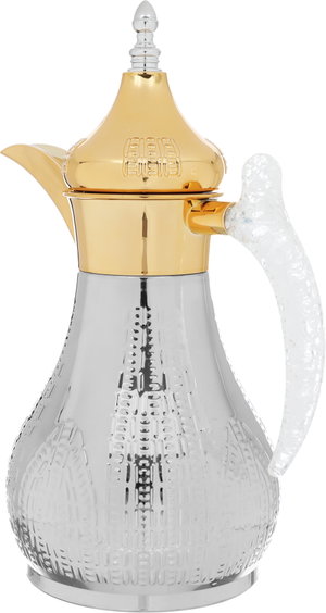 Hala Saif Gallery Thermos, 0.7L, Transparent Handle, Stainless Steel Inner Case, Stainless Steel Outer Body, Pressure - Silver product image 2