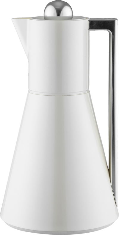 ترمس لينا افريست، 1 لتر، خامة داخلية زجاج، غطاء ضغاط، يد فضي - لؤلؤي product image 1