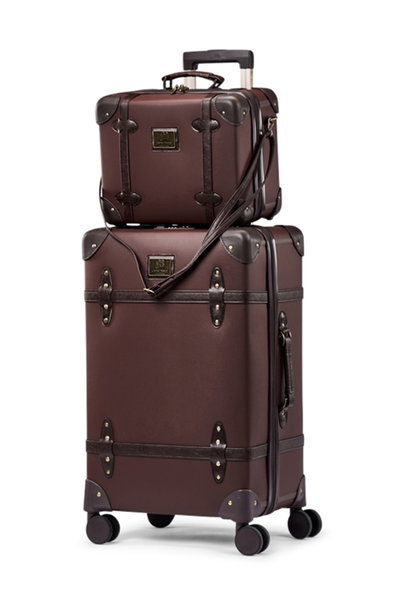 Limra LMA-7050 Artificial Leather Luggage Set, 4 Sizes, 4 Wheels, 360 Degree Rotating - Dark Brown product image 3
