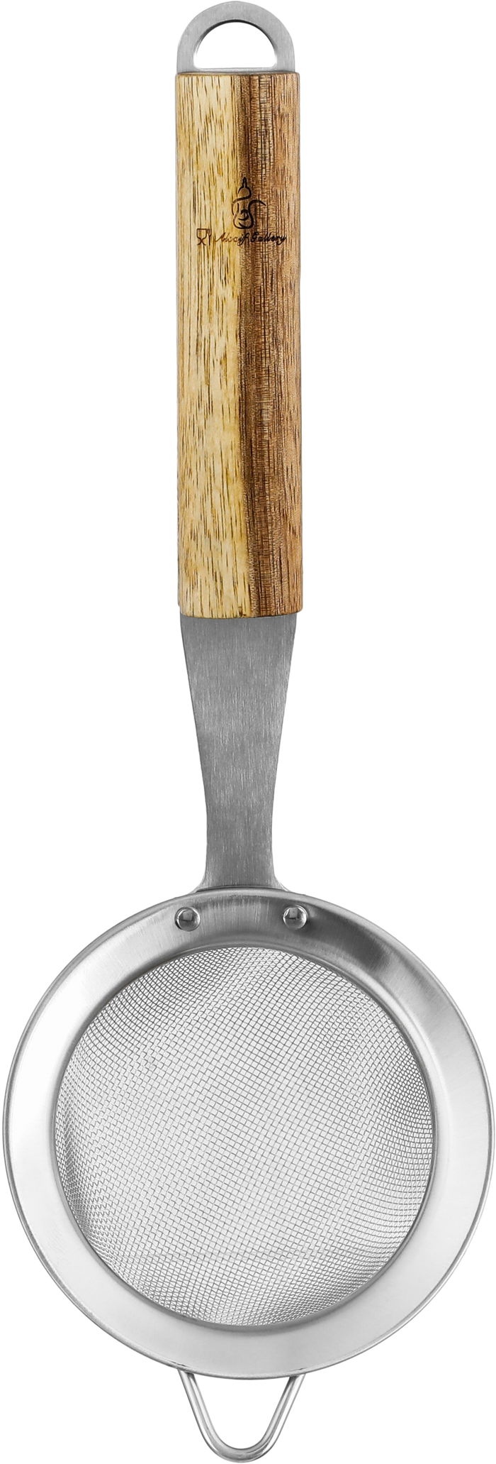 مصفاة استيل استيل السيف غاليري، 28×10 سم، يد خشب - فضي product image 2