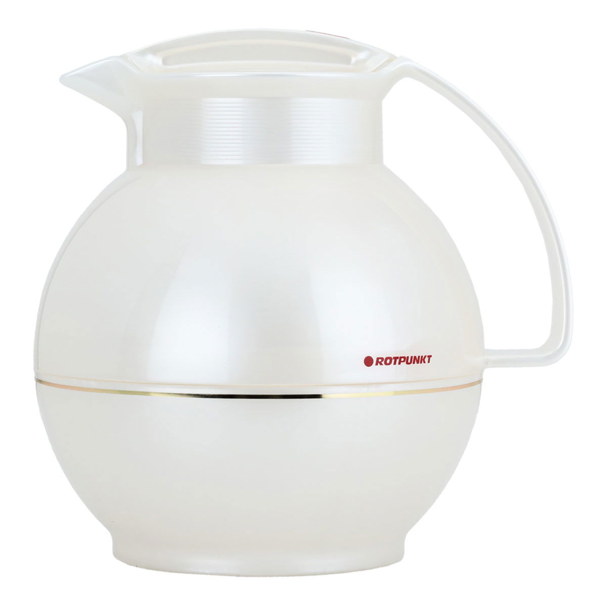 Rotpont glass thermos, 1 liter, plastic outer shell - white product image