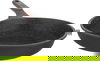 طقم قدور جرانيت وألمنيوم بغطاء زجاج روبوست، 9 قطع - أسود product image 3