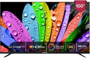 تلفزيون أندرويد ذكي نيكاي، 100 بوصة، 4K UHD، جوجل تي في، دولبي فيجن، USB منفذين، HDMI ثلاث منافذ، 100NIKGOOGLE-144 - أسود product image