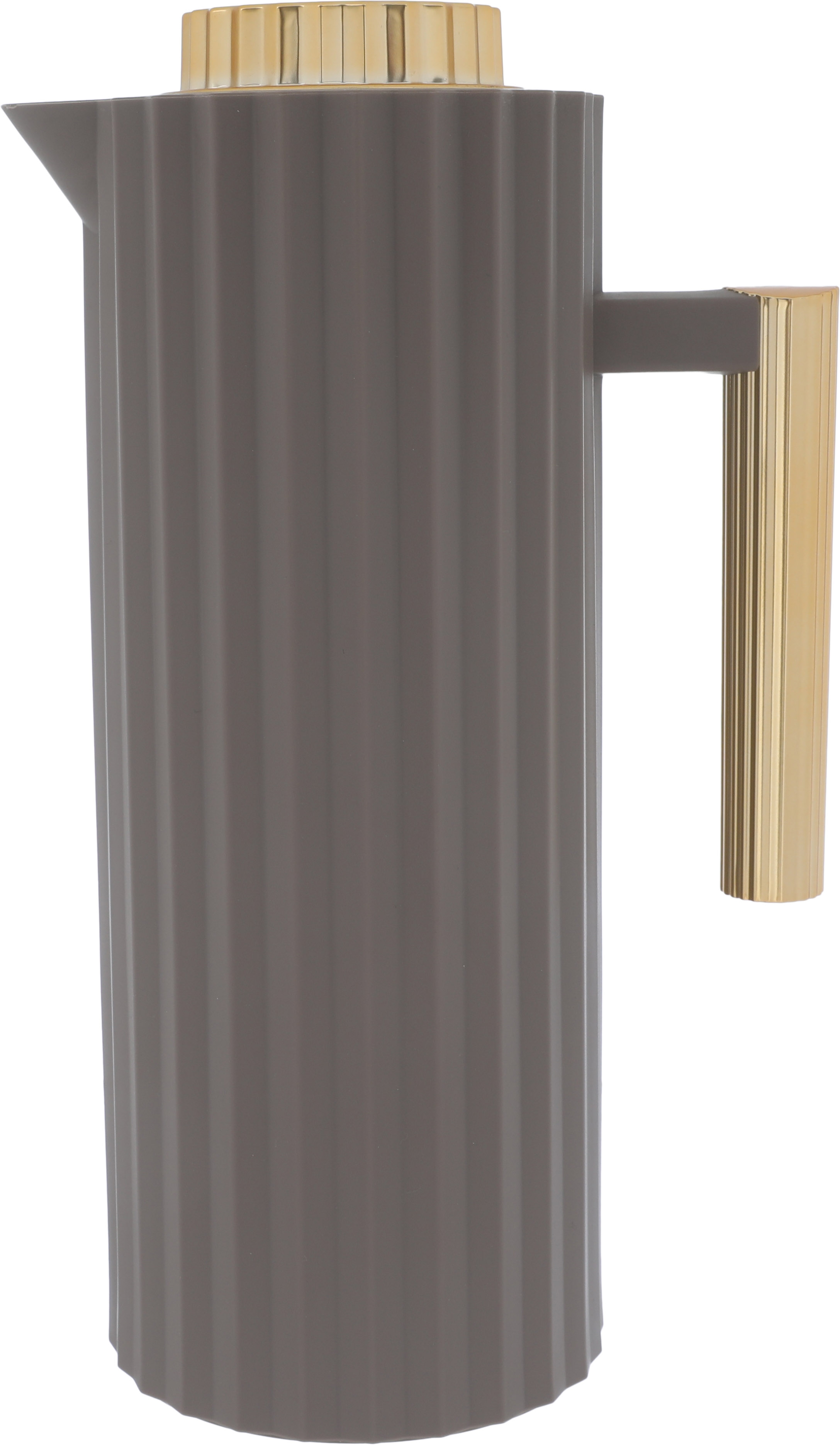 Timeless Rawaa Thermos, 1 liter, thermal glass inner container, plastic outer shell - dark beige product image
