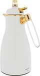Alsaif Gallery Falwah Thermos Set, 2 Pieces, 1/1 Liter, Glass inner container, Stainless Steel Body - Pearl product image 5