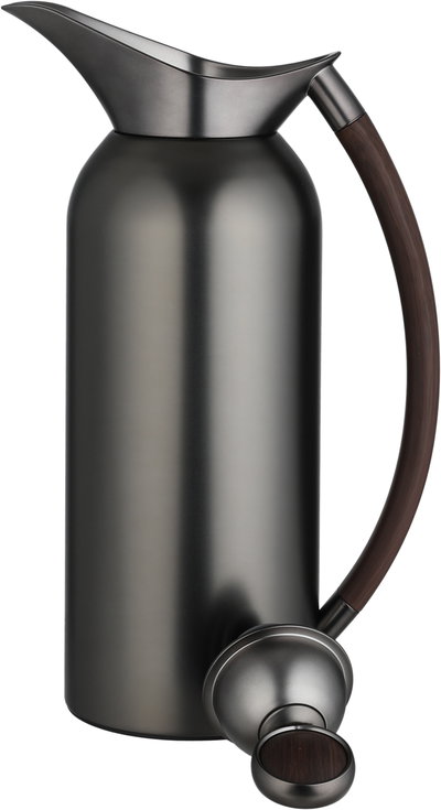 طقم ترامس الثريا السيف غاليري، 2 قطعة، 1/1 لتر، حافظة داخلية زجاج حراري، يد خشبي، ضغاط - أسود خشبي product image 5