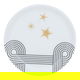 Al Saif Gallery Porcelain Serving Plate, 12X12X1.8 Cm - Black White product image 2