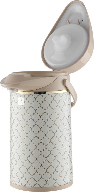 ترمس جاكوار تايملس، 2.5 لتر، حافظة داخلية زجاج حراري، هيكل خارجي استيل - بيج product image 3